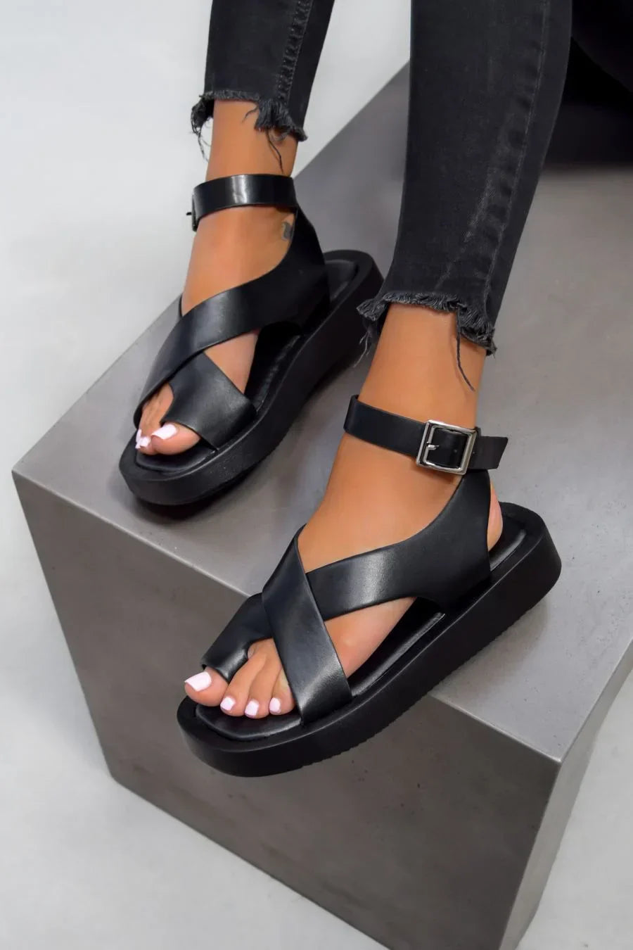 Afrozeh | Sandalias Gladiador Gruesas
