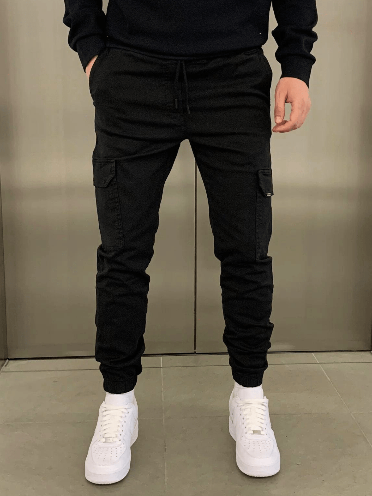 Marko - Pantalones Jogger Cargo de Corte Ajustado Con Cordón