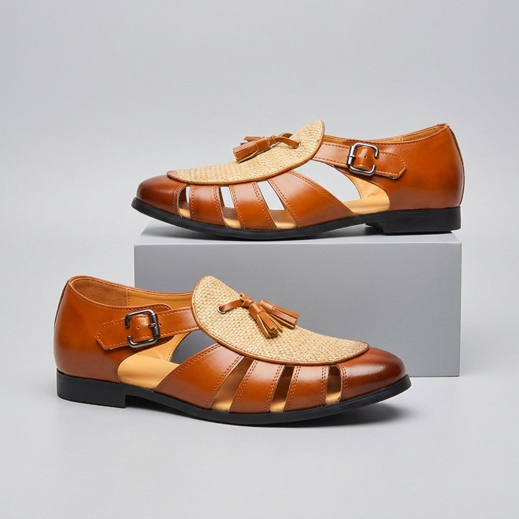 Andarson | Mocasines Tipo Fisherman Con Correa De Hebilla Y Detalle De Borla