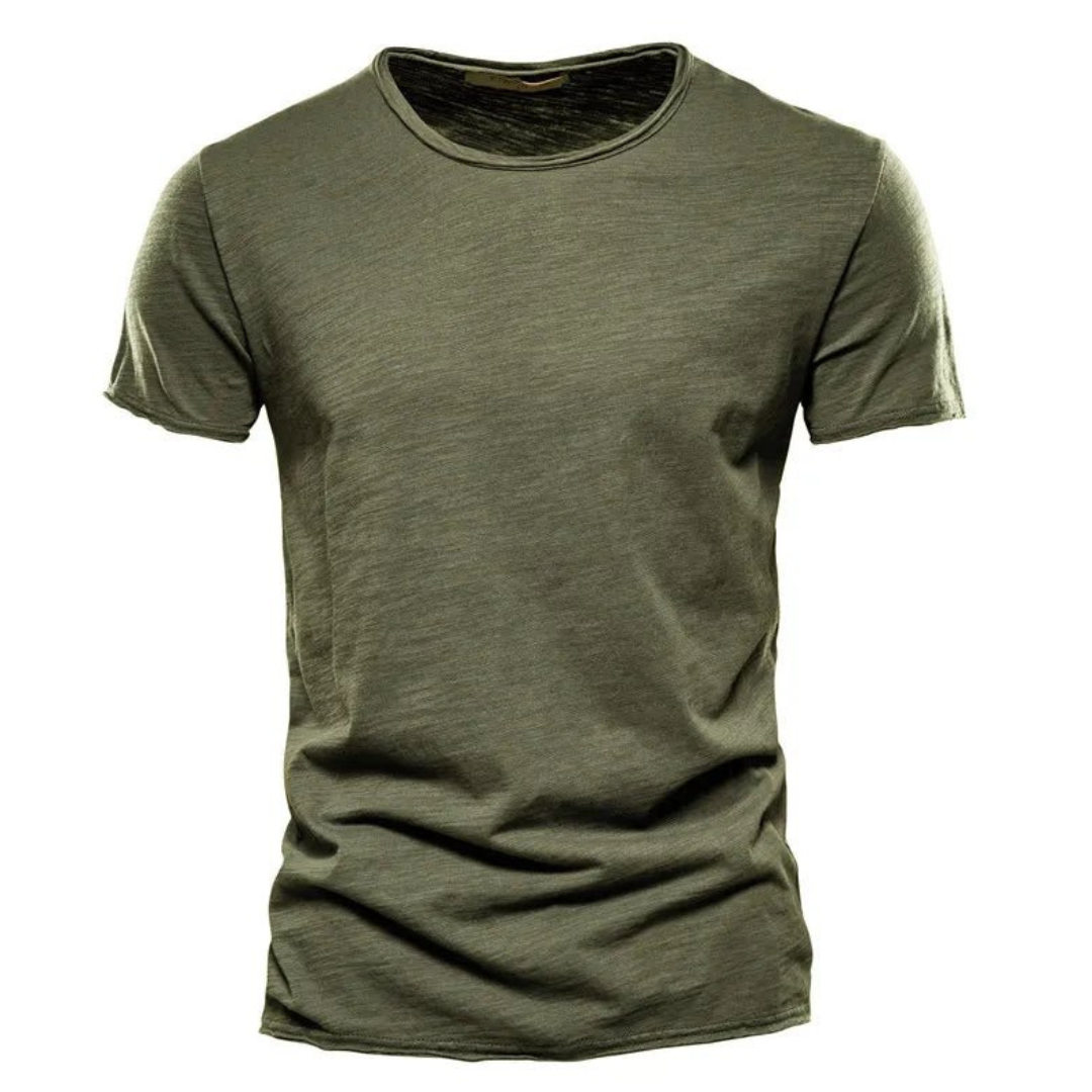 Jonatan | Camiseta Básica Manga Corta Cuello Redondo