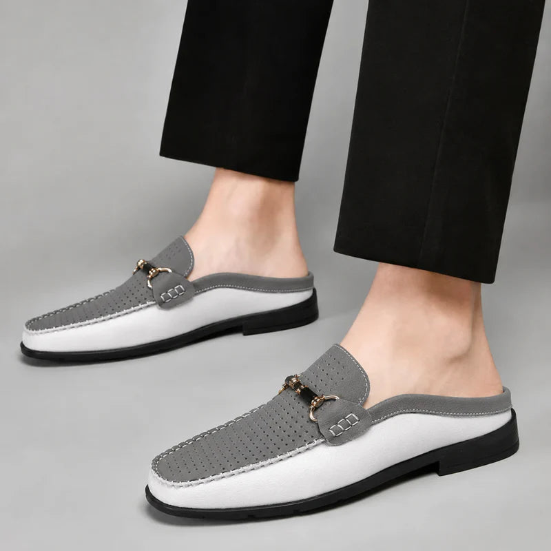 Yerson | Mules Sin Cordones Con Perforaciones