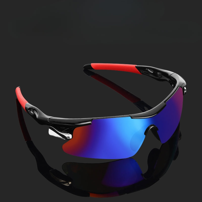 Salmeron - Gafas de Sol Deportivas Envolventes Con Montura Media y Lente Tipo Pantalla
