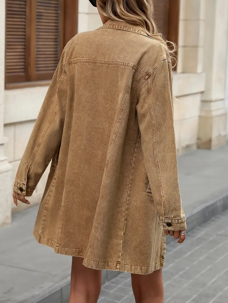 Tacie | Chaqueta Vaquera De Manga Larga Abotonada