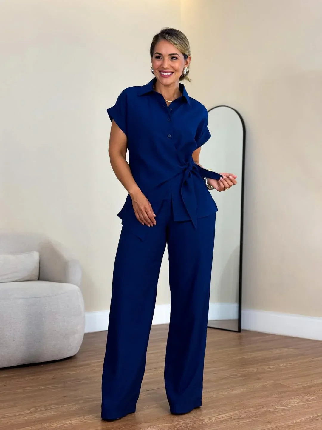 Lorie | Conjunto Dos Piezas Con Lazo Frontal