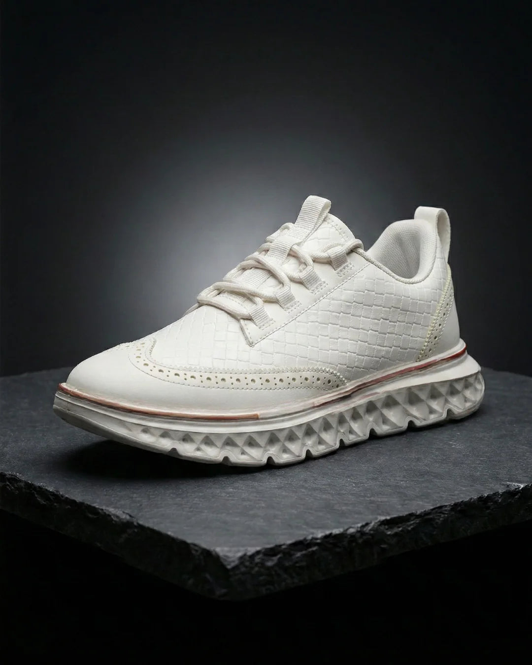Kremer - Zapatillas Deportivas Informales con Cordones y Tejido Trenzado