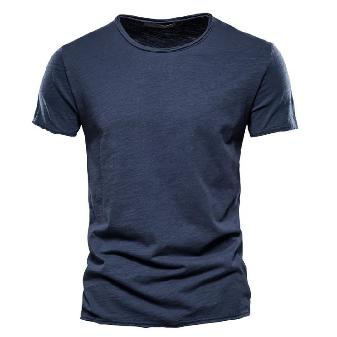 Jonatan | Camiseta Básica Manga Corta Cuello Redondo