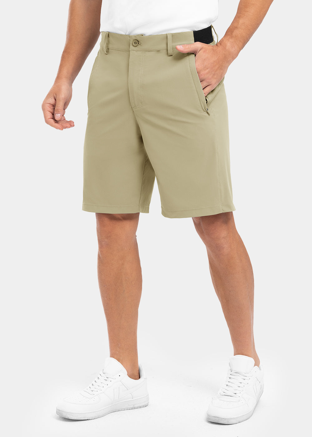 Khaled | Pantalones Cortos Lisos Con Cintura Elástica
