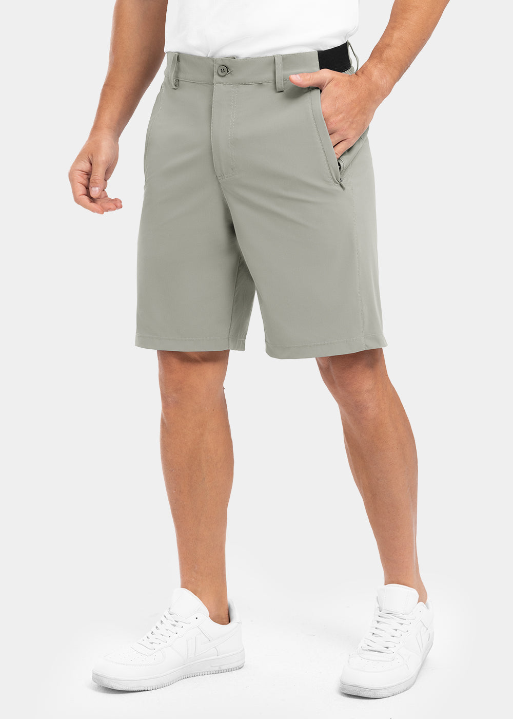 Khaled | Pantalones Cortos Lisos Con Cintura Elástica