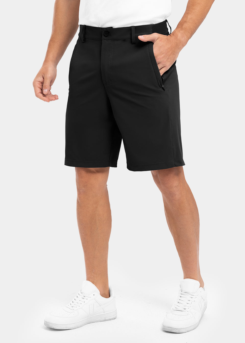 Khaled | Pantalones Cortos Lisos Con Cintura Elástica