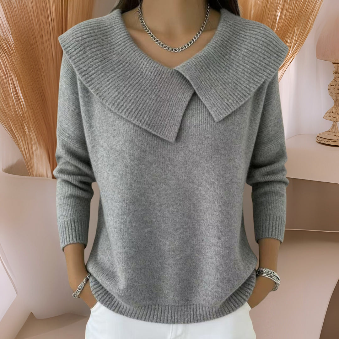 Yamina | Jersey De Punto Con Cuello Acanalado Oversize