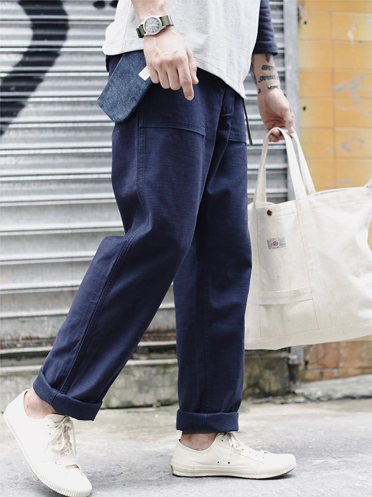 Matheos | Pantalones Cargo Rectos Estilo Utilitario