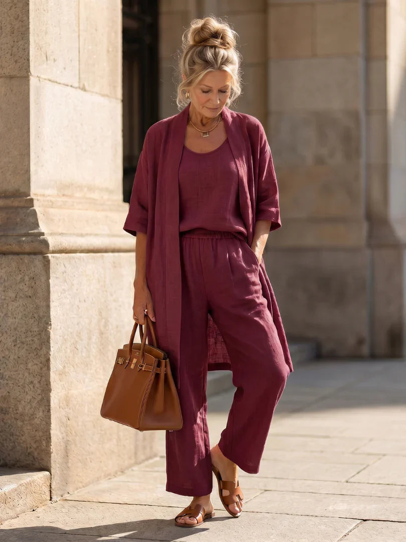 Amberley | Conjunto Ligero Con Pantalón Amplio