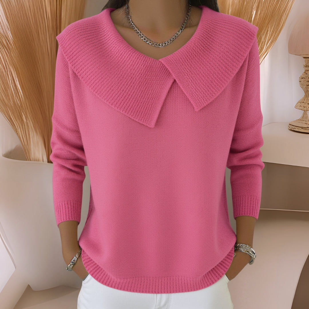 Yamina | Jersey De Punto Con Cuello Acanalado Oversize