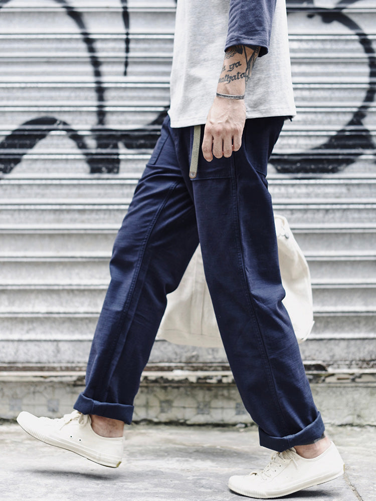 Matheos | Pantalones Cargo Rectos Estilo Utilitario