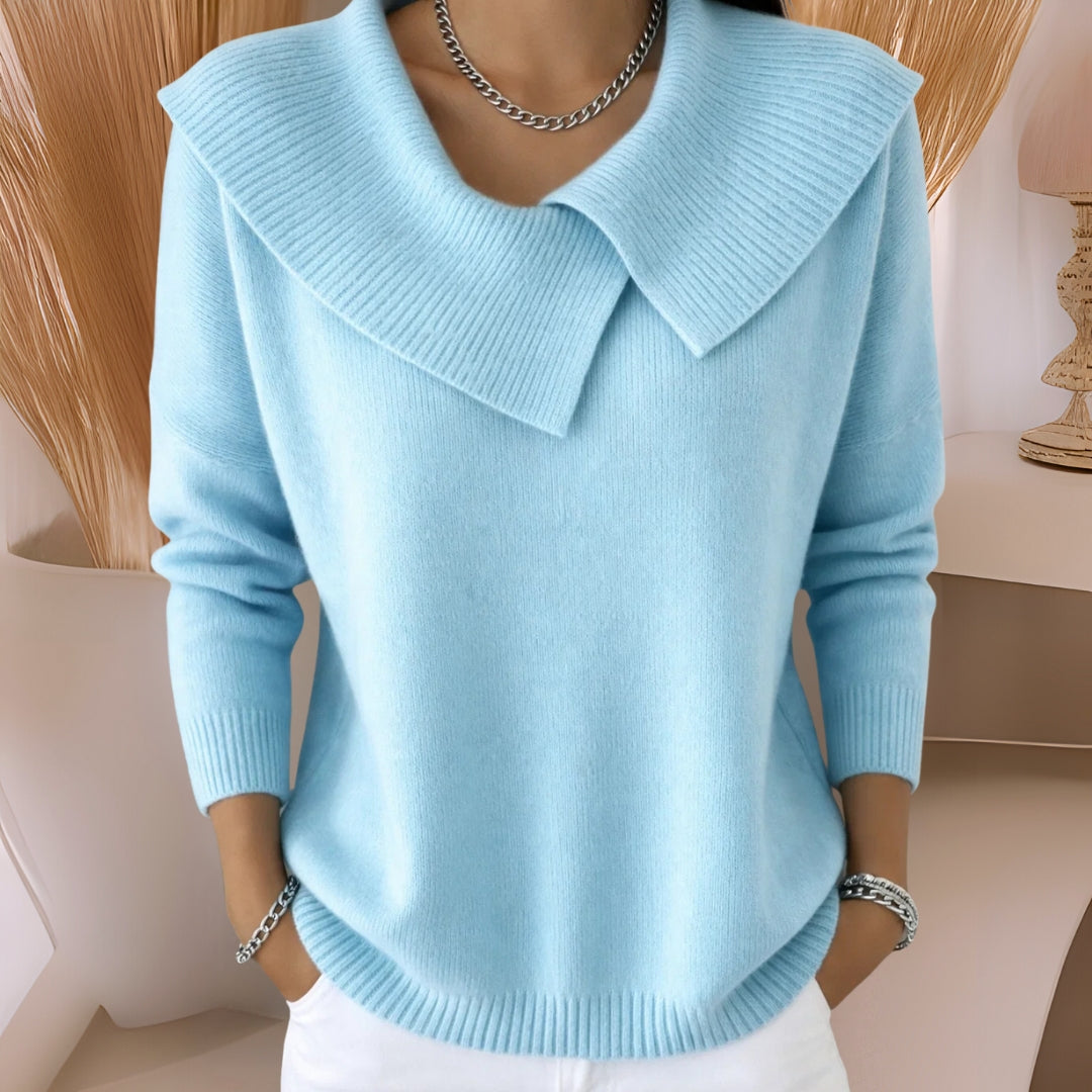 Yamina | Jersey De Punto Con Cuello Acanalado Oversize