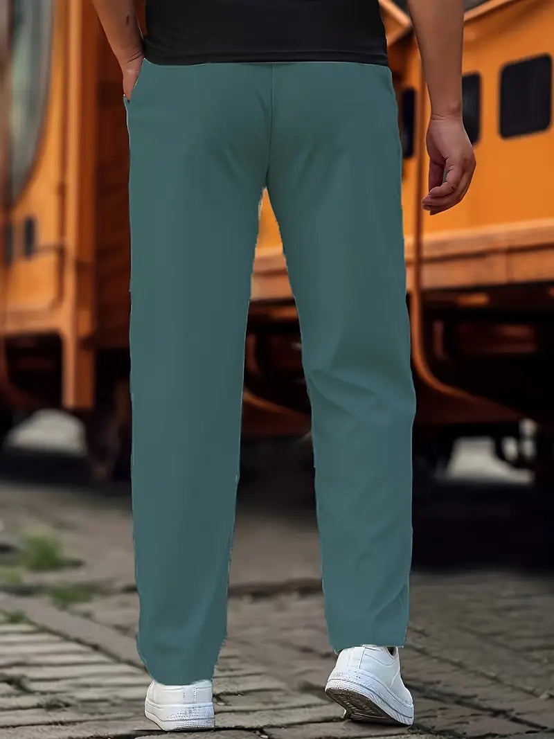 Travys | Pantalones Jogger Rectos Con Cordón y Bolsillos