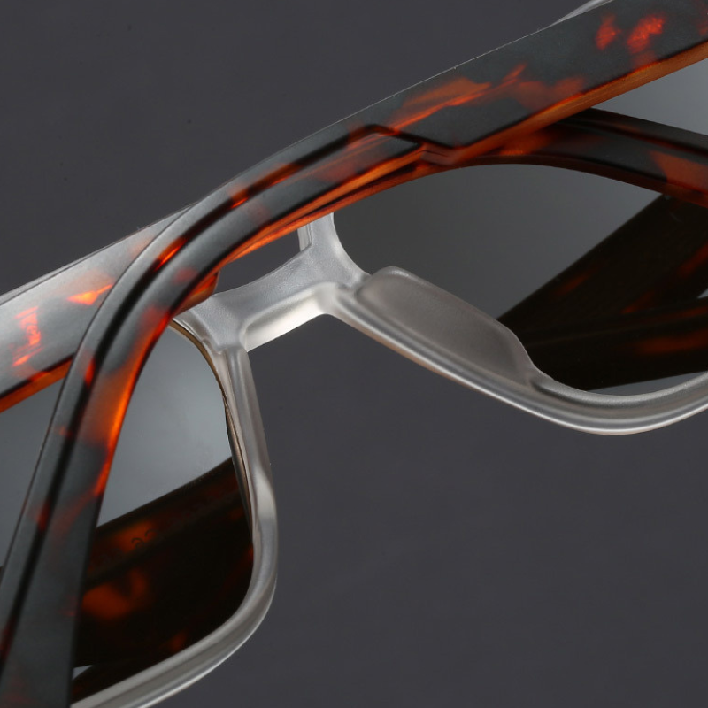 Kieran - Gafas de sol con Montura Cuadrada azul y Cristales Oscuros