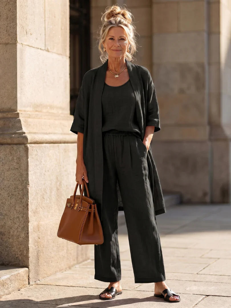 Amberley | Conjunto Ligero Con Pantalón Amplio