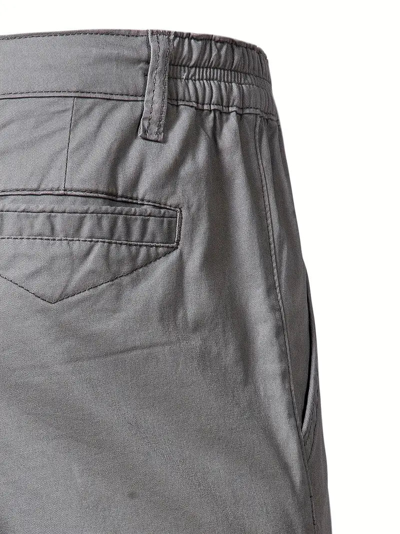 Baird - Pantalones Cortos Informales de Algodón Con Cintura Elástica