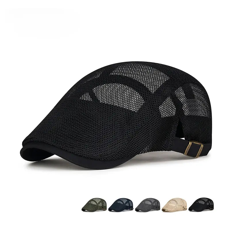 Beckett | Gorra plana de Malla Ajustable Para Verano