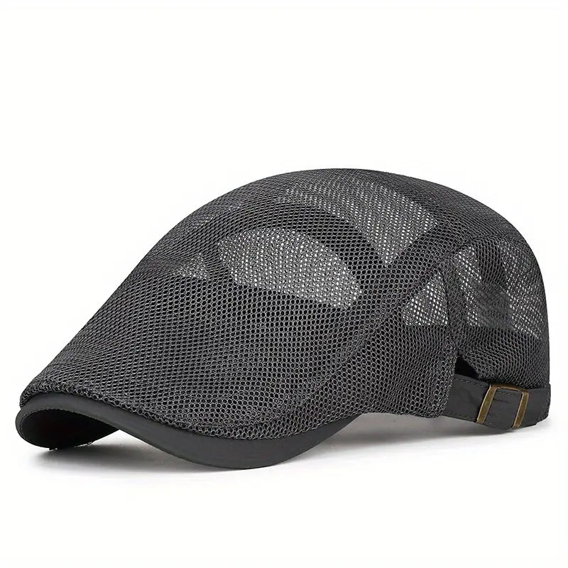 Beckett | Gorra plana de Malla Ajustable Para Verano