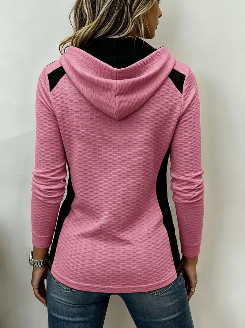 Kalisita | Top con capucha y diseño colorblock