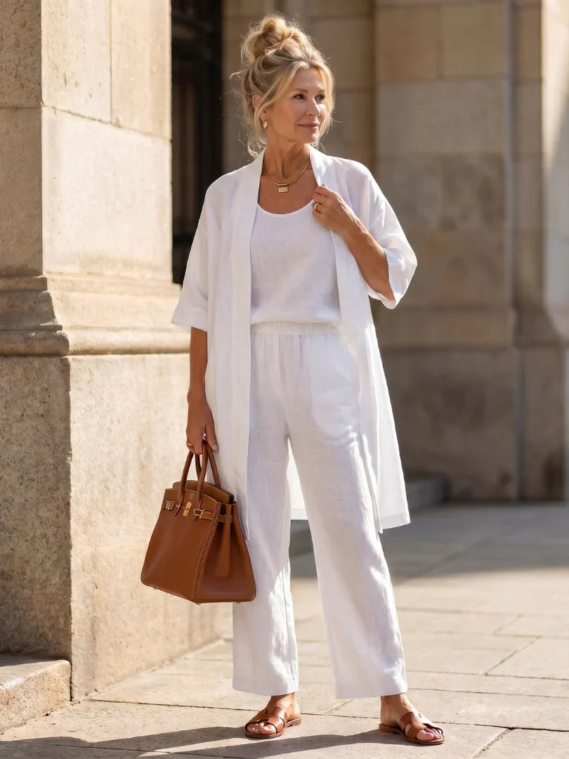 Amberley | Conjunto Ligero Con Pantalón Amplio
