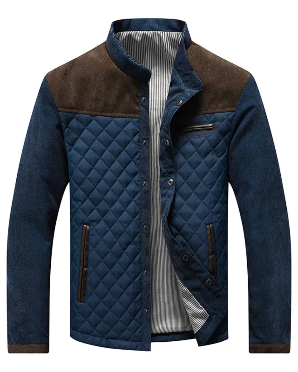 Eddie | Chaqueta Casual Acolchada Con Cuello Alto