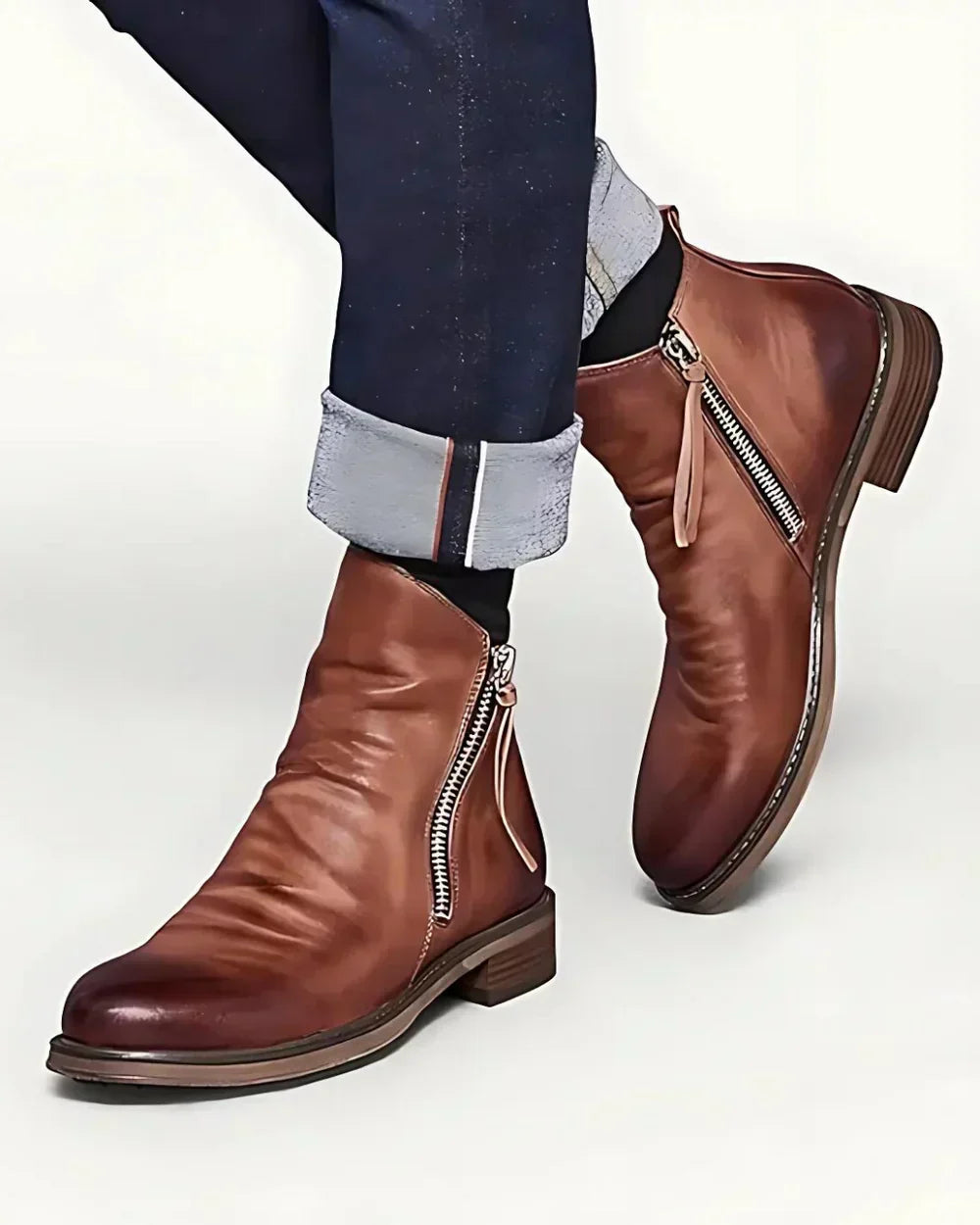 Benes | Botines de Tobillo con Cremallera Lateral