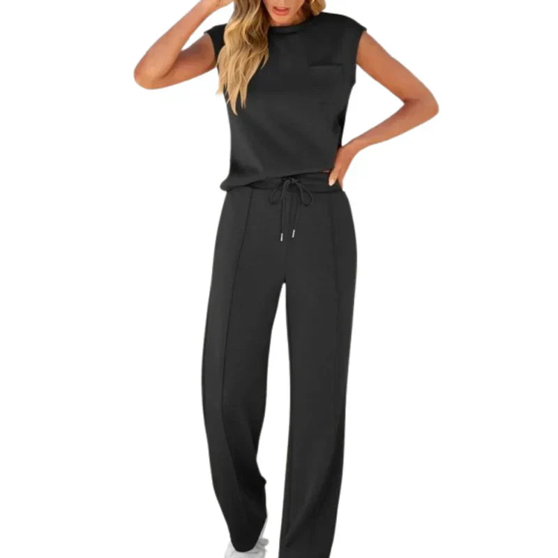 Pestana | Conjunto De Top Sin Mangas Y Pantalones De Pierna Ancha