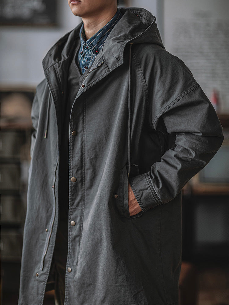 Engelbert | Parka Larga Con Capucha Fishtail