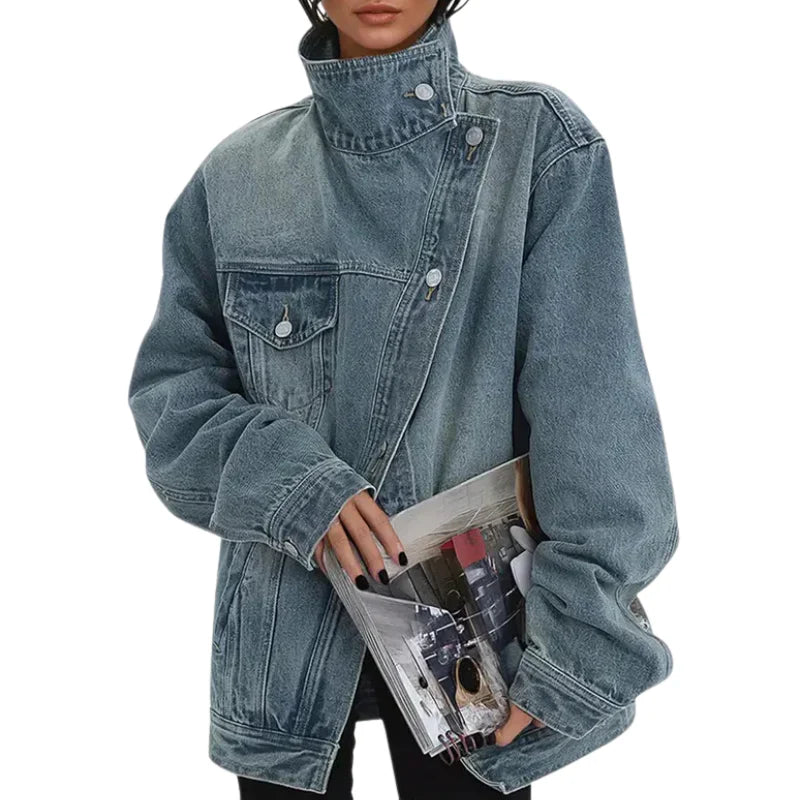 Estera - Chaqueta Vaquera Asimétrica