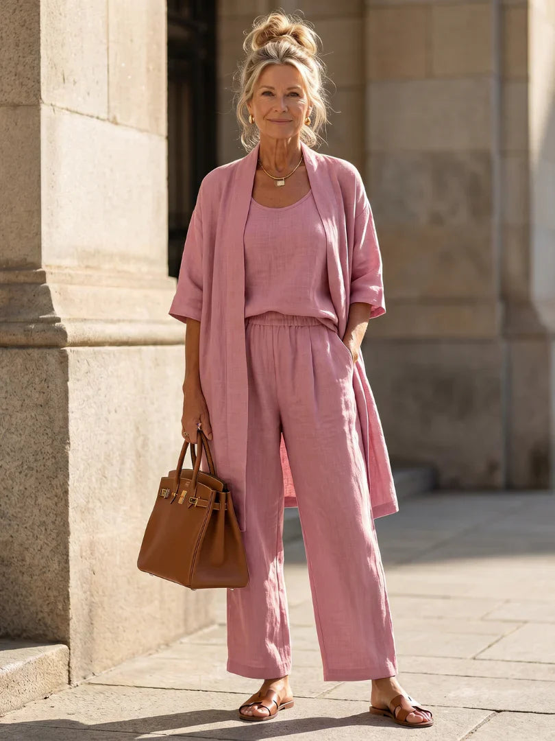 Amberley | Conjunto Ligero Con Pantalón Amplio