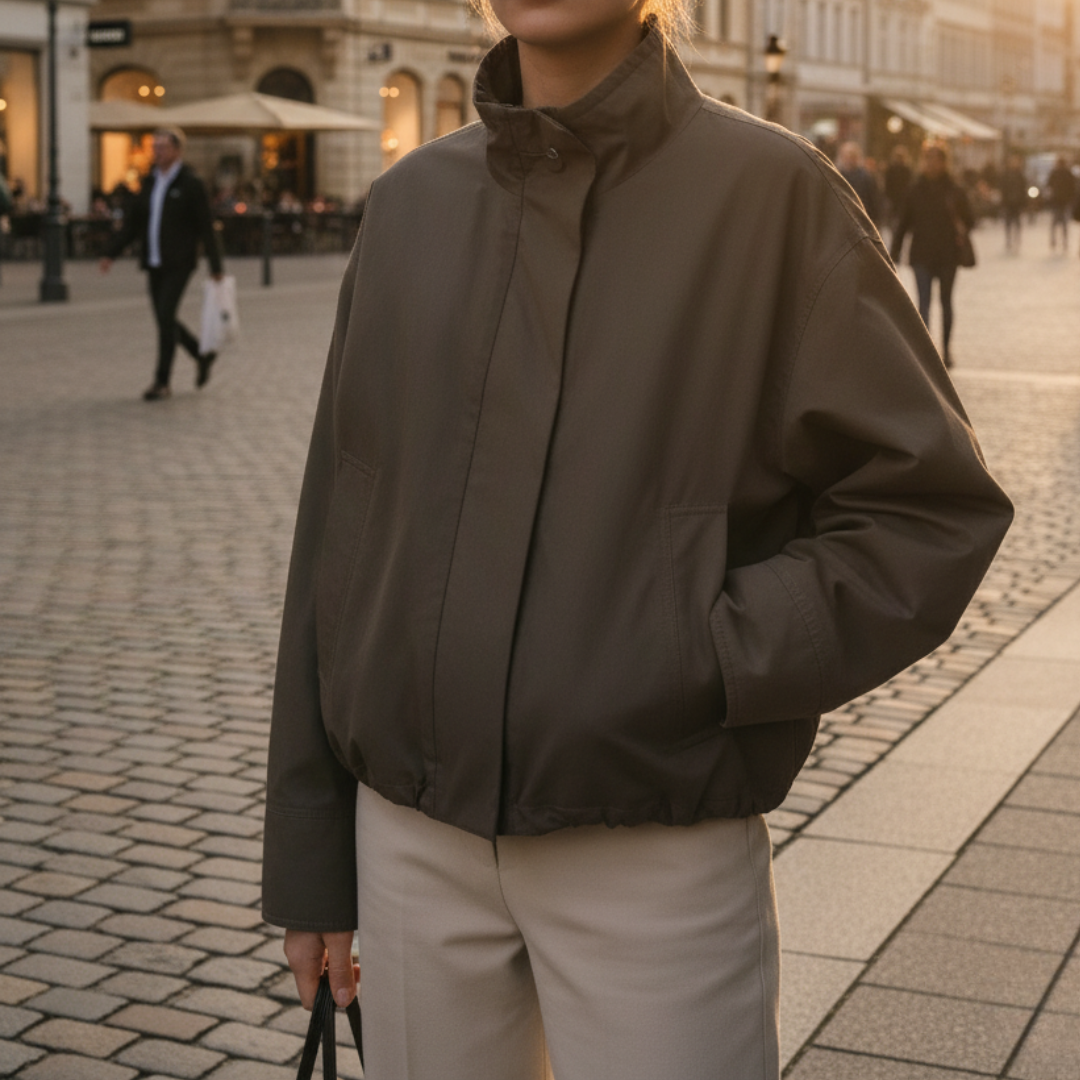 Rosaonova | Chaqueta Utility con Mangas Abullonadas
