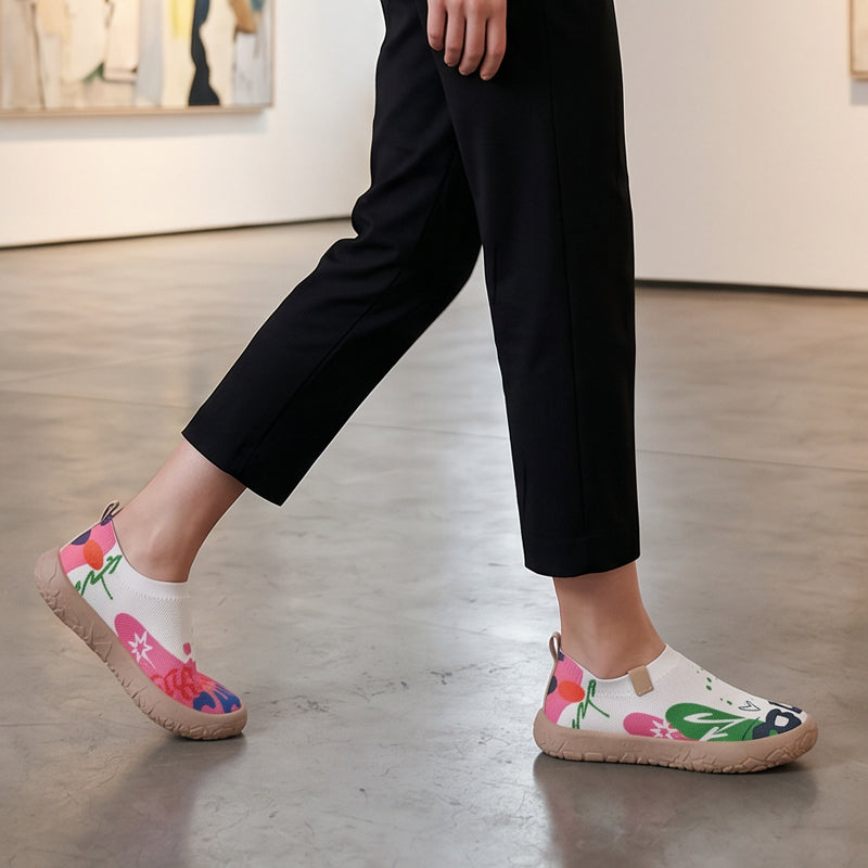 Farhia | Zapatos Casuales Sin Cordones Con Estampado