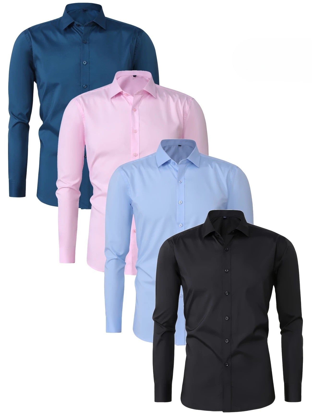 Byron | Camisa Elegante de Manga Larga con Botones