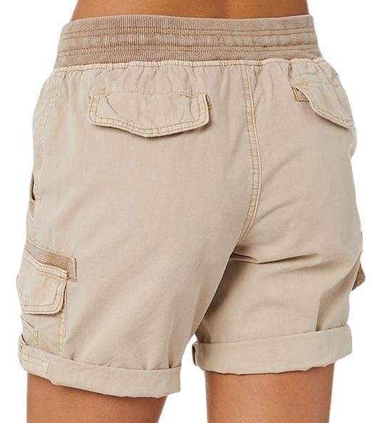 Audria | Pantalones Cortos Cargo Informales Con Cintura Elástica