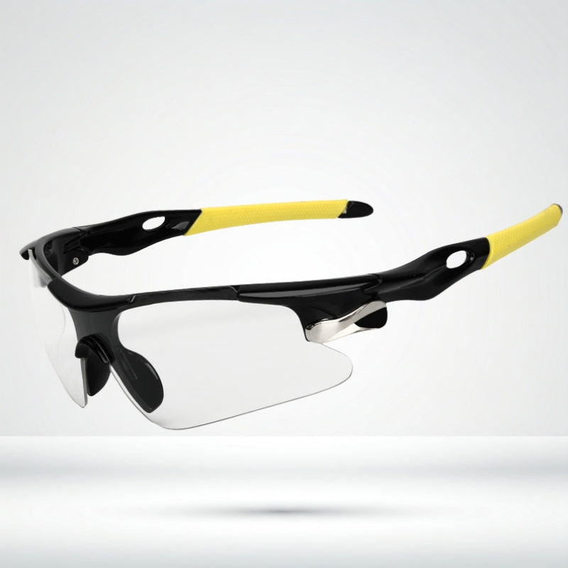 Salmeron - Gafas de Sol Deportivas Envolventes Con Montura Media y Lente Tipo Pantalla
