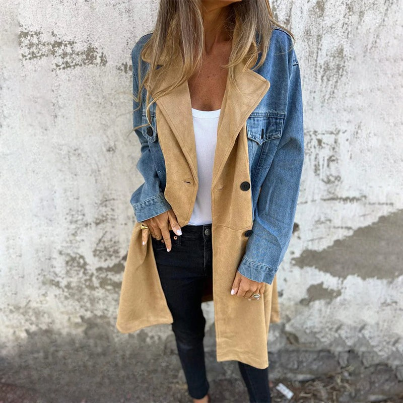 Mascha | Gabardina Midi Cruzada con Solapas
