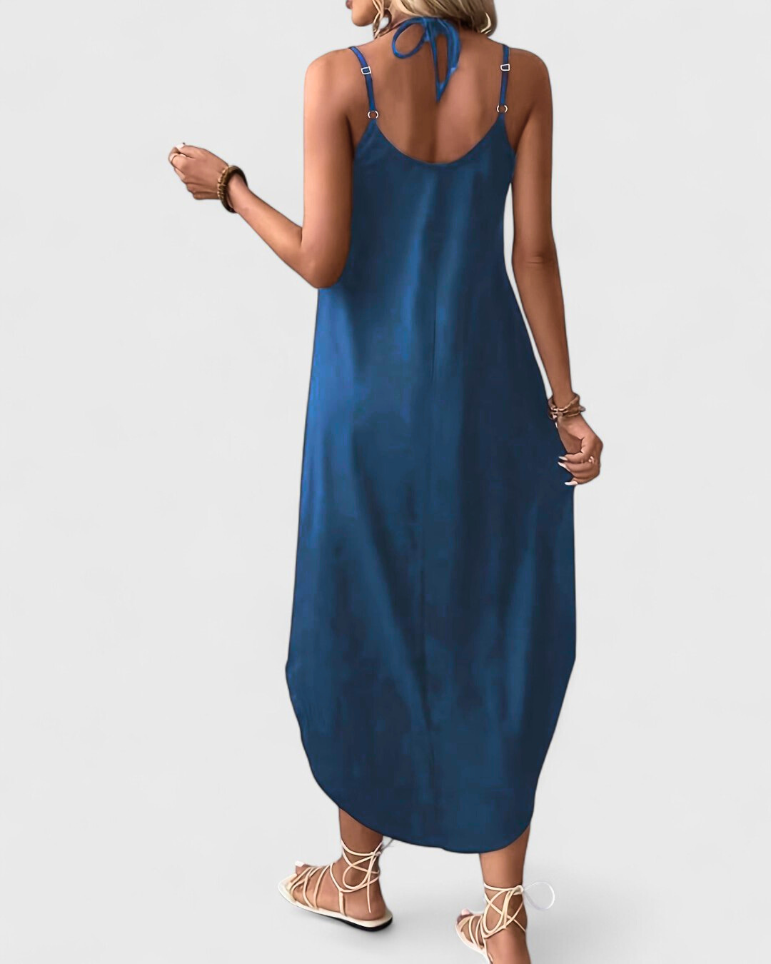 Tracie | Vestido Largo Sin Mangas Con Escote V