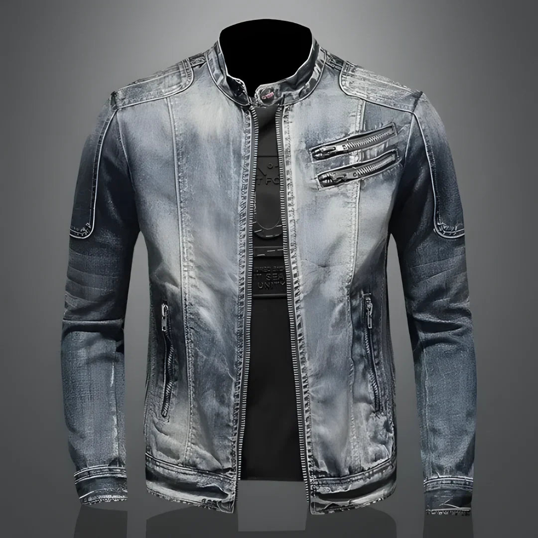 Dustin | Chaqueta De Cuello Alto Con Lavado Claro