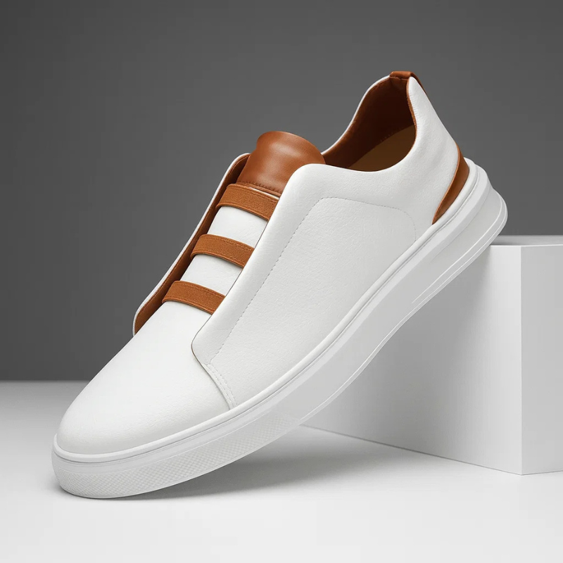 Geraldo | Zapatillas Casuales Sin Cordones Con Ribetes en Contraste