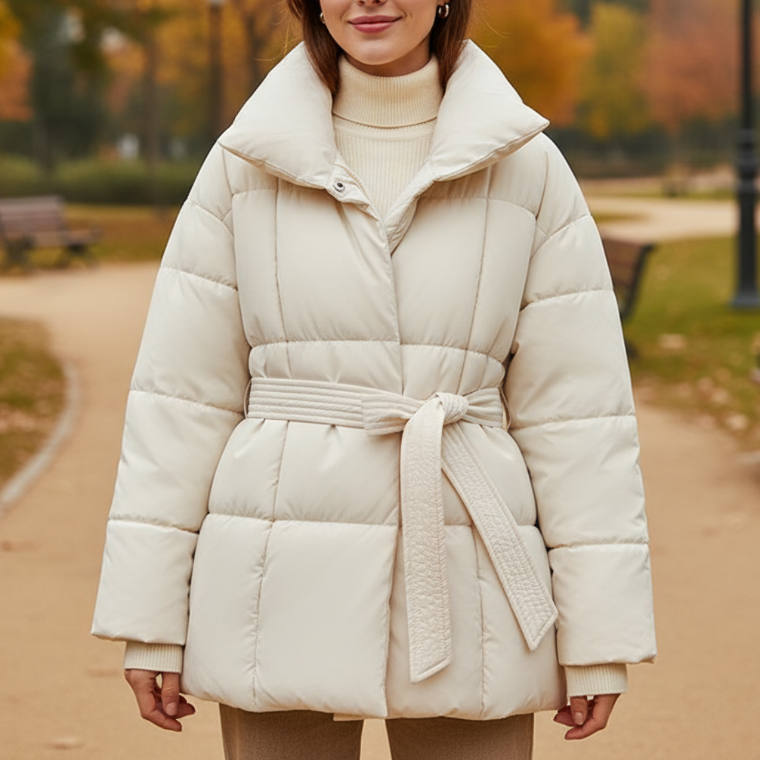 Helieluza | Chaqueta acolchada con cinturón