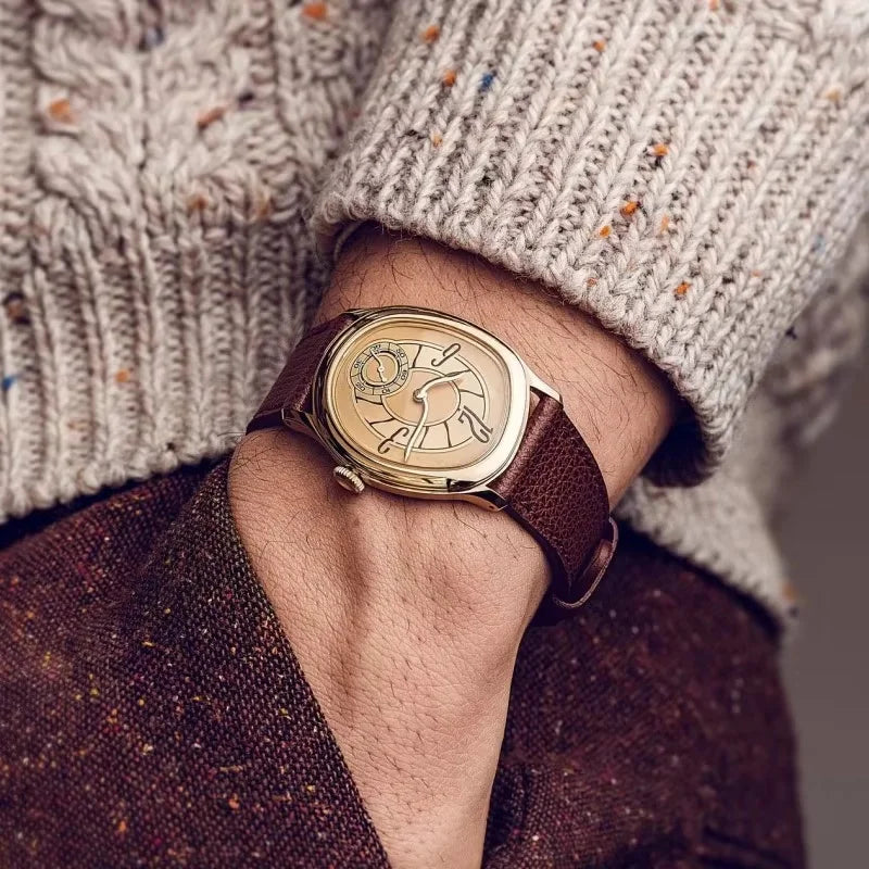 Byll | Reloj con Correa De Cuero Estilo Heritage