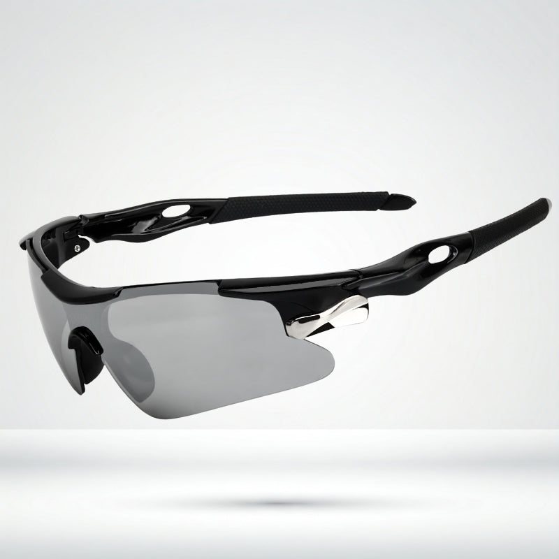 Salmeron - Gafas de Sol Deportivas Envolventes Con Montura Media y Lente Tipo Pantalla
