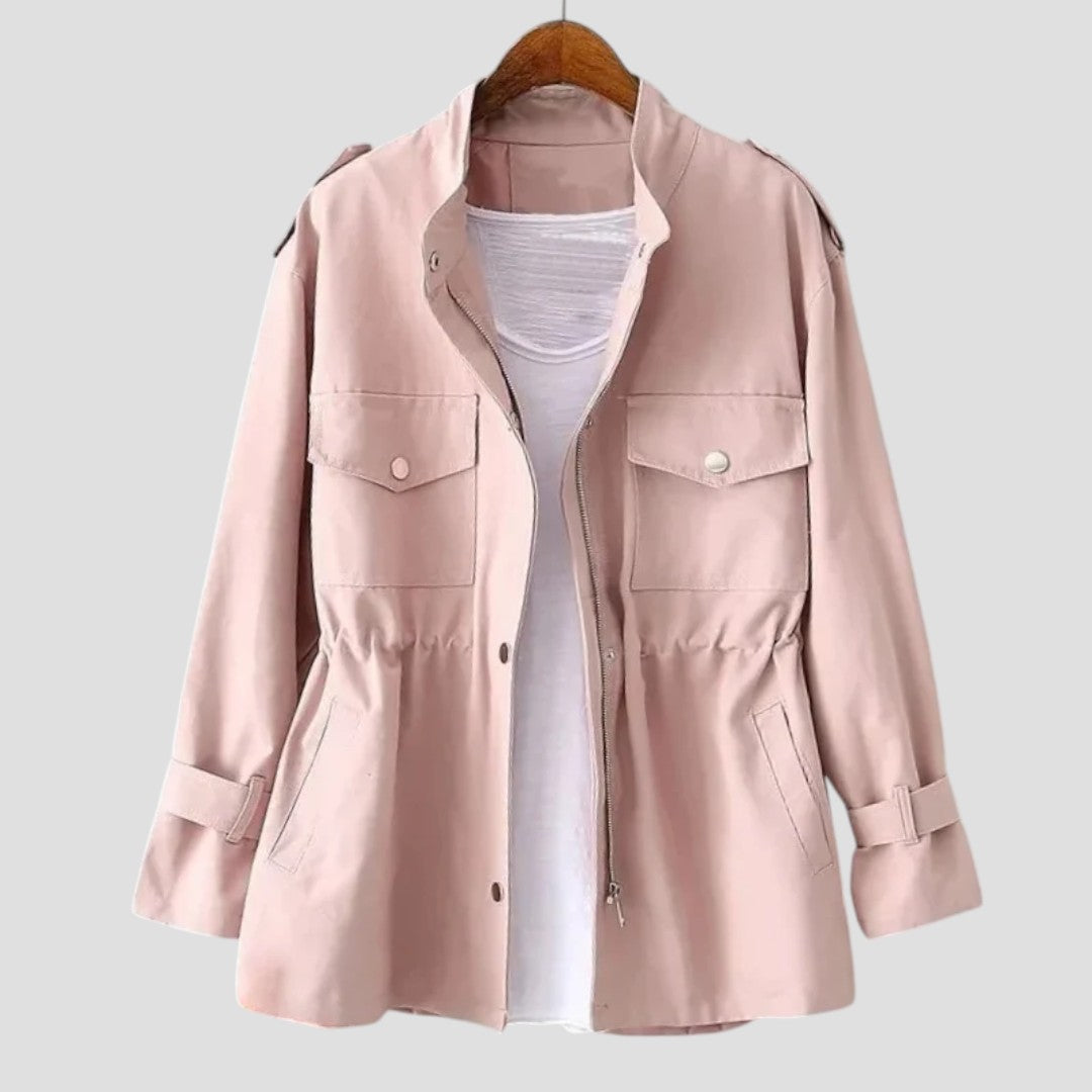 Anjelah | Chaqueta Multiusos De Manga Larga Con Cordón en La Cintura