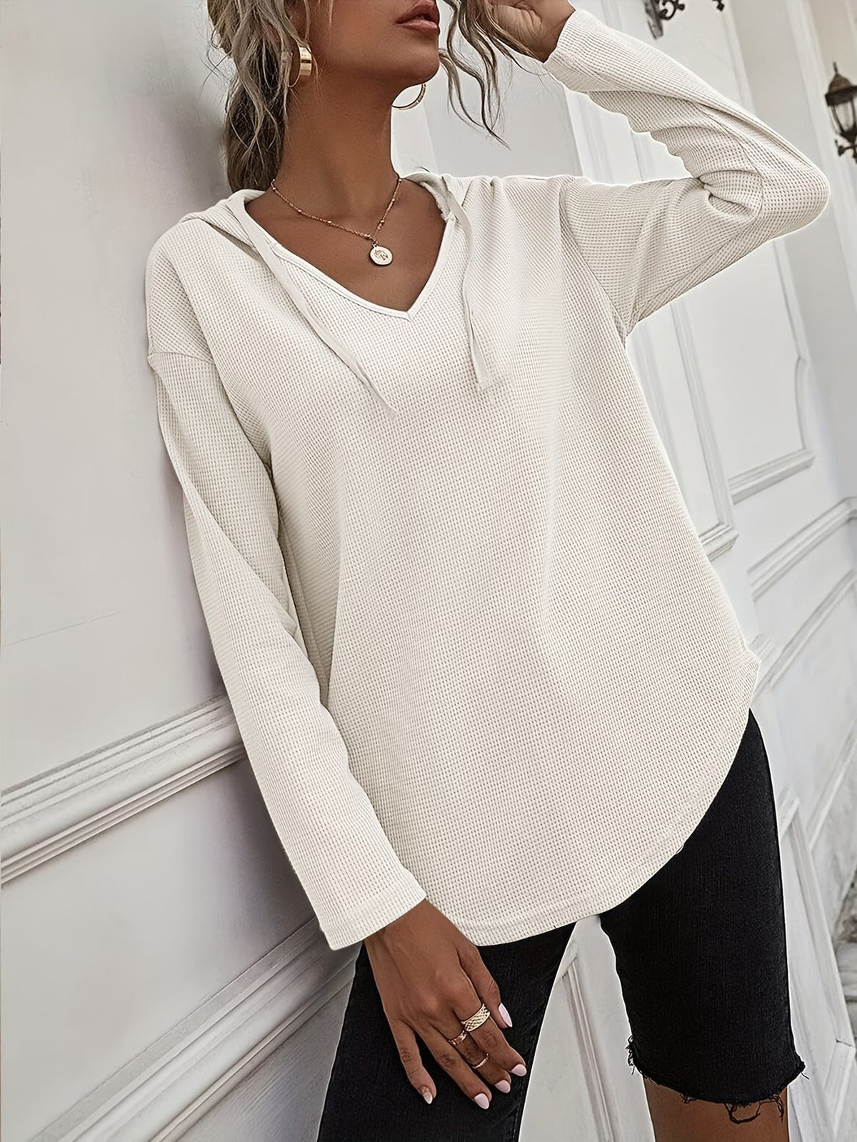 Laurette | Sudadera con Capucha de Manga Larga