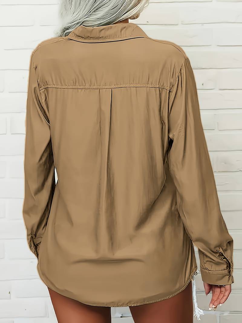 Amani | Camisa De Manga Larga Con Bolsillos
