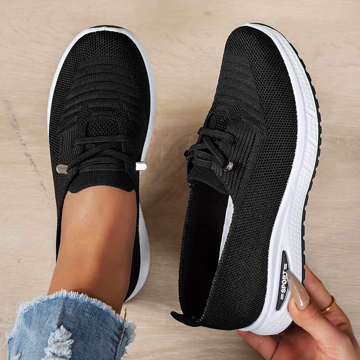 Olympe | Zapatillas Slip-On Tejido Ligero Suela Flexible