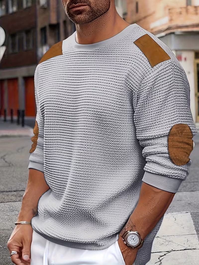 Apexcore | Sudadera de punto waffle con paneles